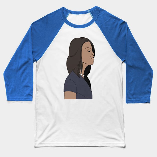 Michelle Obama Baseball T-Shirt by TwoSeventy (270)